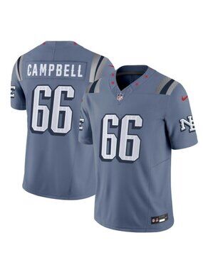 Youths Kids Will Campbell Vapor Stitched Jersey Storm Blue